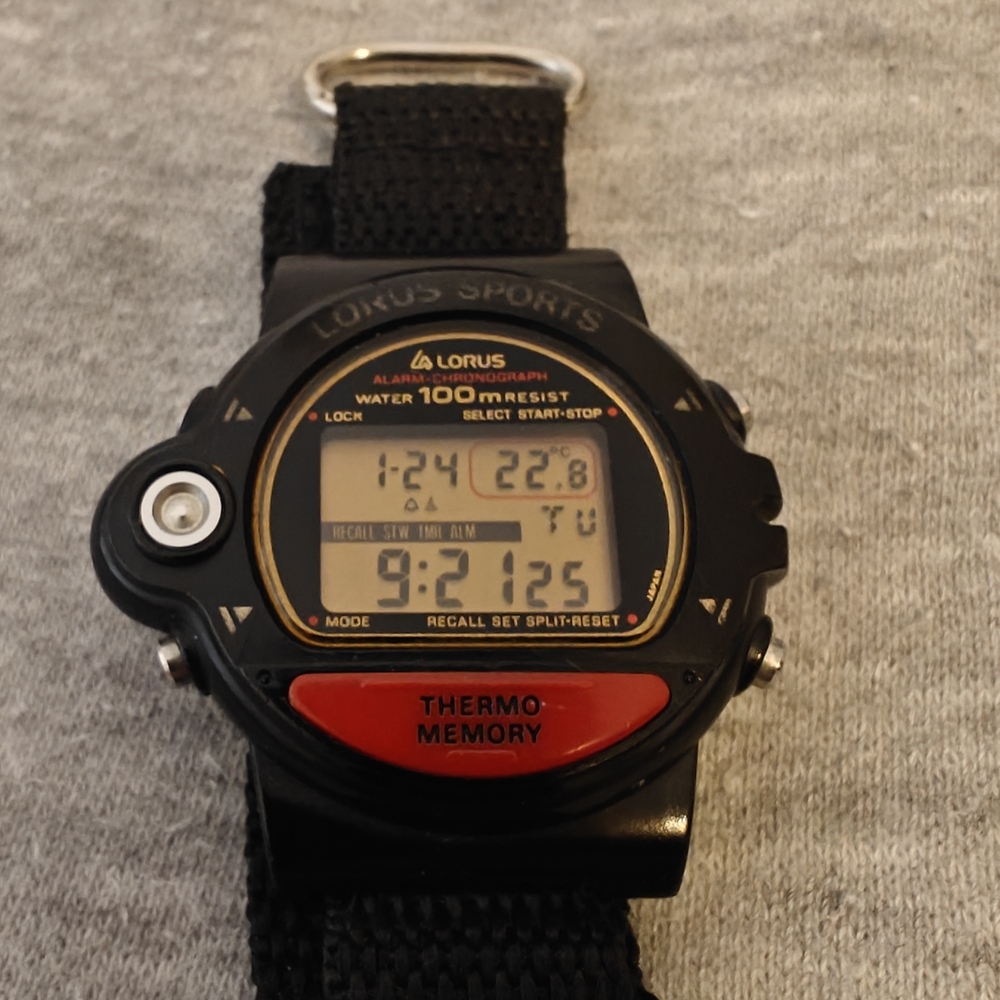 Sports Black Digital Watch